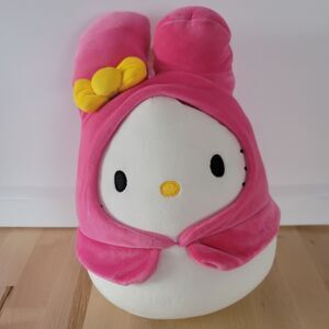 Squishmallows 8” Sanrio Hello Kitty And Friends My Melody Hood Plush Toy Stuffy